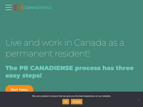 'prcanadiense.com' screenshot