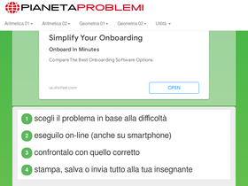 'pianetaproblemi.it' screenshot