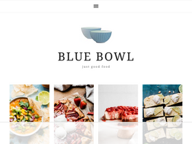 'bluebowlrecipes.com' screenshot
