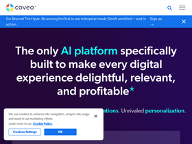 'coveo.com' screenshot