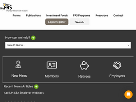 'myfrs.com' screenshot