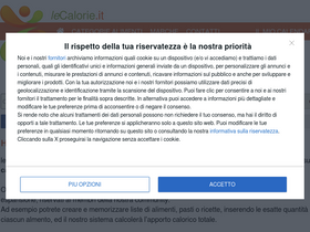 'lecalorie.it' screenshot