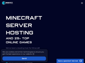 'bisecthosting.com' screenshot