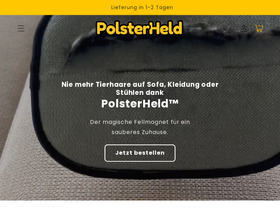 Polsterheld homepage screenshot