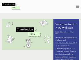 'constitutionofindia.net' screenshot