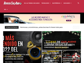 'revistadecaraudio.com' screenshot