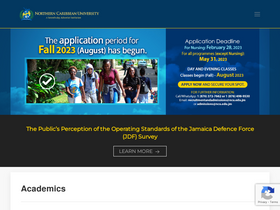'ncu.edu.jm' screenshot
