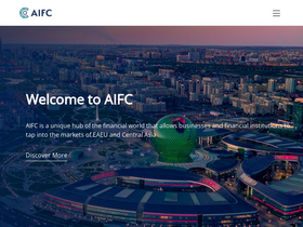'aifc.kz' screenshot