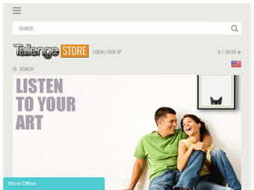 'tallengestore.com' screenshot