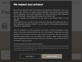 'melia.com' screenshot