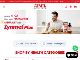aimilpharma.life homepage screenshot