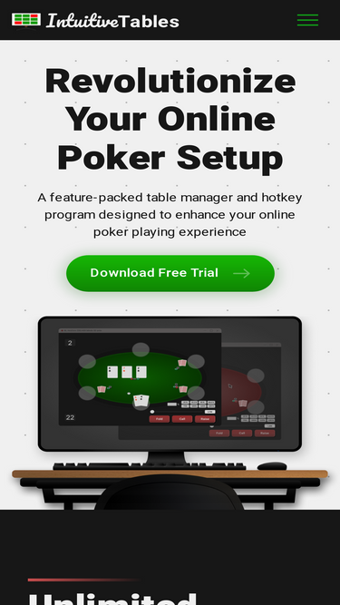 Play online poker with a game controller - IntuitiveTables