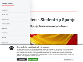 'spaansesteden.nl' screenshot