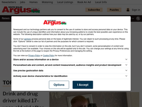 'southwalesargus.co.uk' screenshot