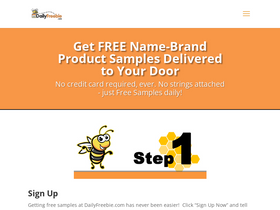 'dailyfreebie.com' screenshot