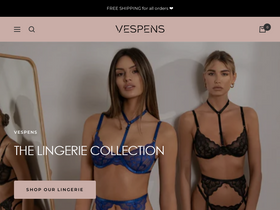 Vespens homepage screenshot