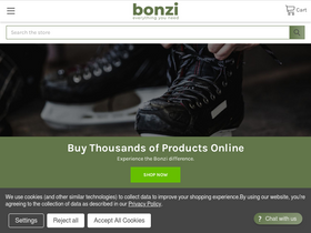 'bonzi.co.za' screenshot