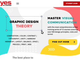 'yesimadesigner.com' screenshot