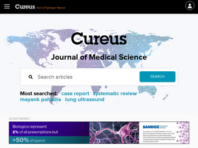 'cureus.com' screenshot
