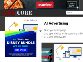 'mma-core.net' screenshot