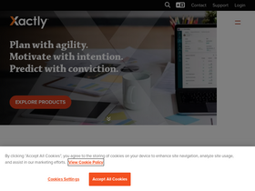 'xactlycorp.com' screenshot