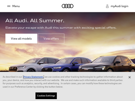 'audiusa.com' screenshot