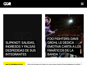 'garajedelrock.com' screenshot