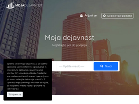 'moja-dejavnost.si' screenshot