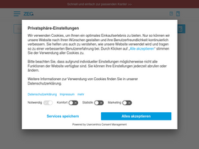 'zeg-holz.de' screenshot