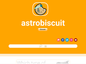 'astrobiscuit.com' screenshot