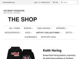 shopbrantfoundation.org homepage screenshot