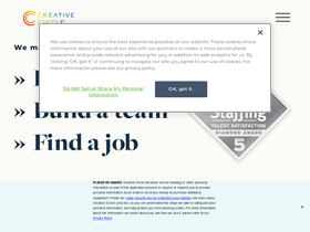 'creativecircle.com' screenshot