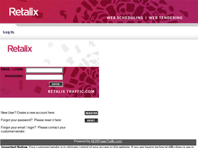 'retalixtraffic.com' screenshot