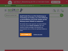 'apo24.ch' screenshot