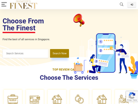 'finestservices.com.sg' screenshot