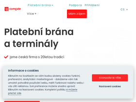 'comgate.cz' screenshot