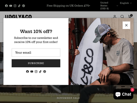 Ugglyandco website screenshot