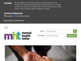 'mentalhealthtoday.co.uk' screenshot