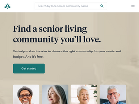 'seniorly.com' screenshot