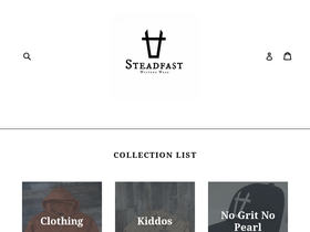 steadfastwesternwear.com homepage screenshot