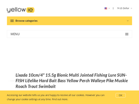 'yellowie.com' screenshot