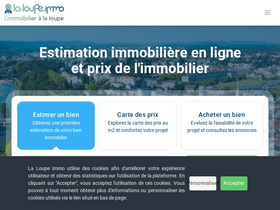 'la-loupe.immo' screenshot