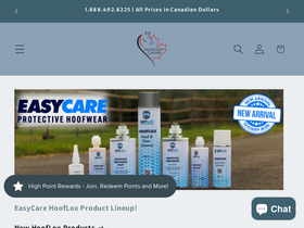 horsegearcanada.com homepage screenshot