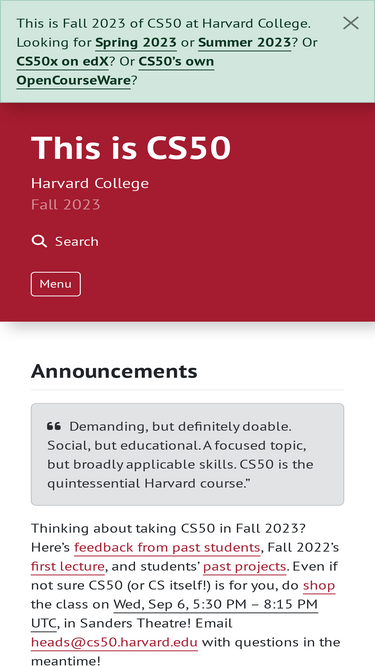 cs50.harvard.edu