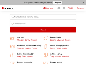 'firmy.cz' screenshot