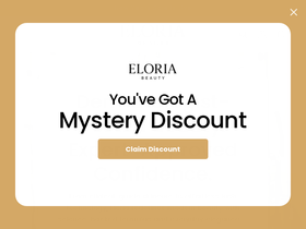 Theeloriabeauty website screenshot