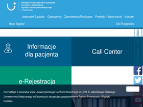 'uck.katowice.pl' screenshot