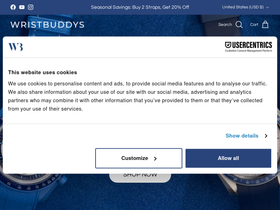 'wristbuddys.com' screenshot