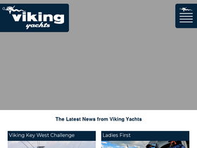 'vikingyachts.com' screenshot