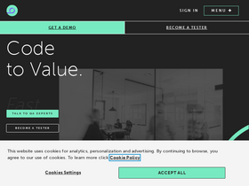 'test.io' screenshot